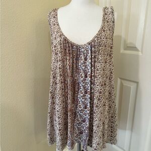 Free People Sleeveless Patterned Women's Top